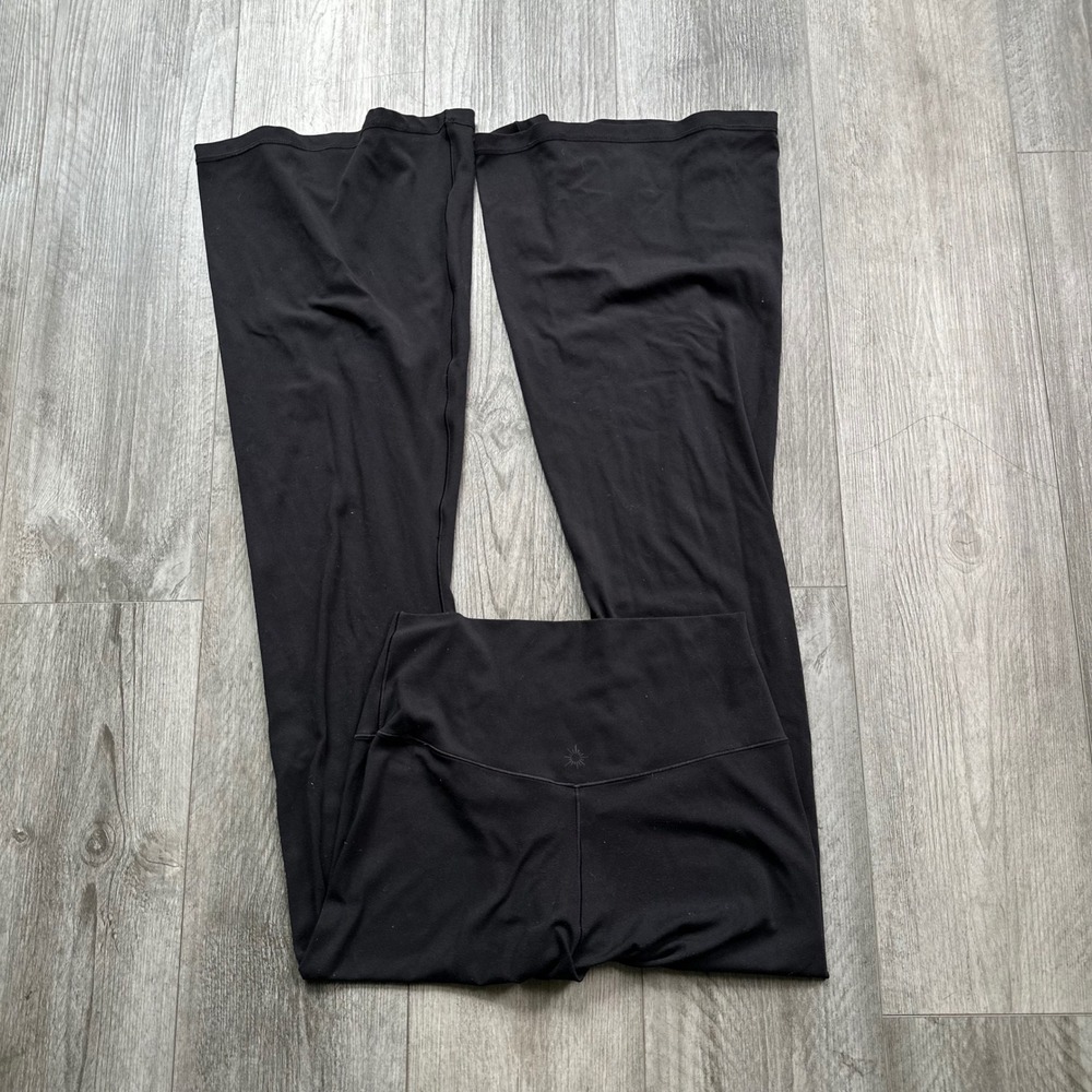 OFFLINE by Aerie Real Me Crossover Flare Leggings Black Size L